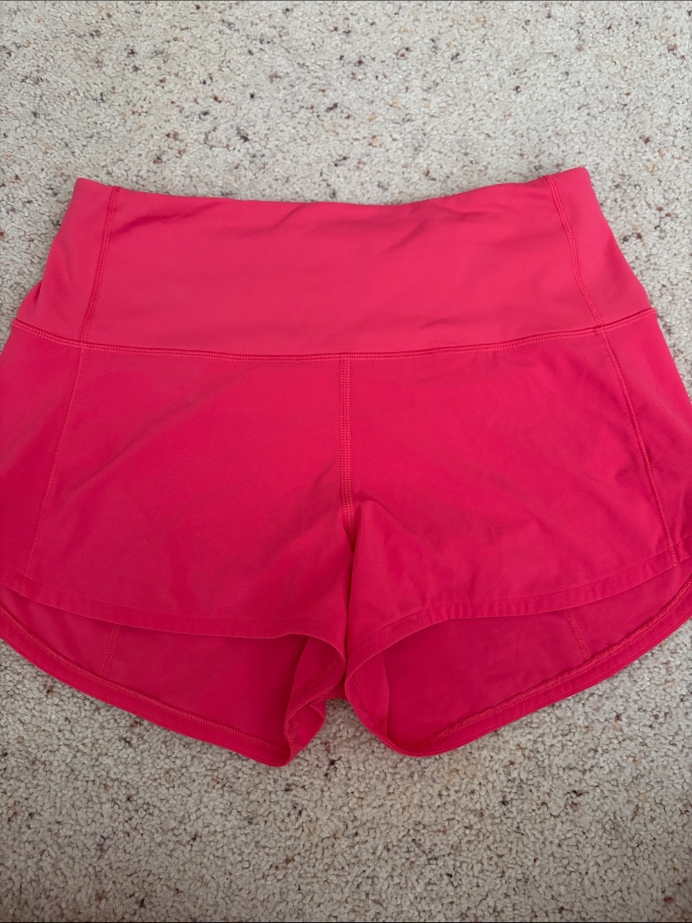 Lululemon speed up shorts 2.5 inseam. Size 4 bright pink